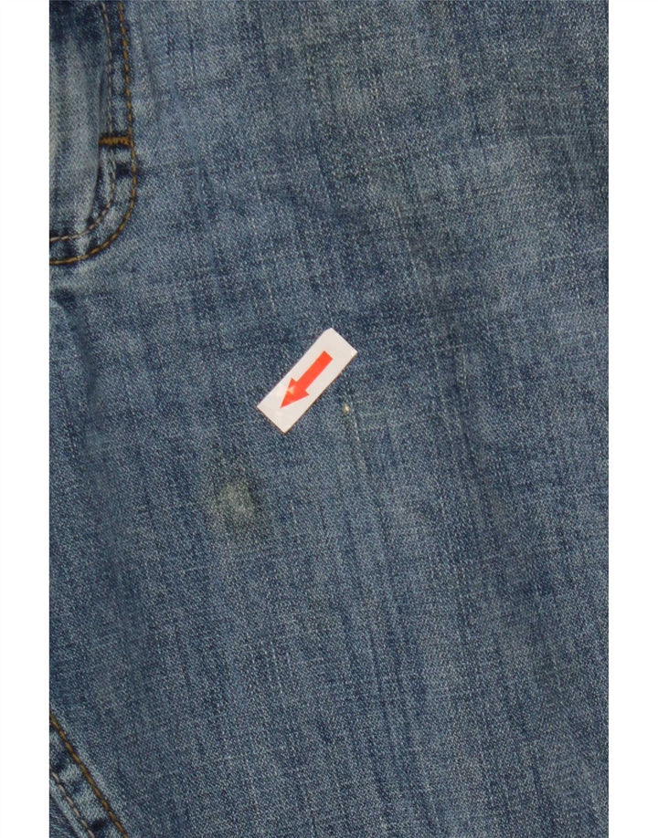 Lee Mens Straight Jeans W38 L29 Azul Algodão