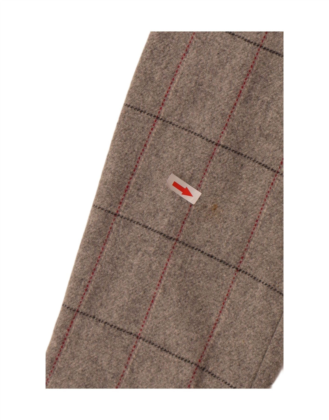 Casaco feminino Marks & Spencer com peito duplo Reino Unido 18 XL cinza xadrez lã nova