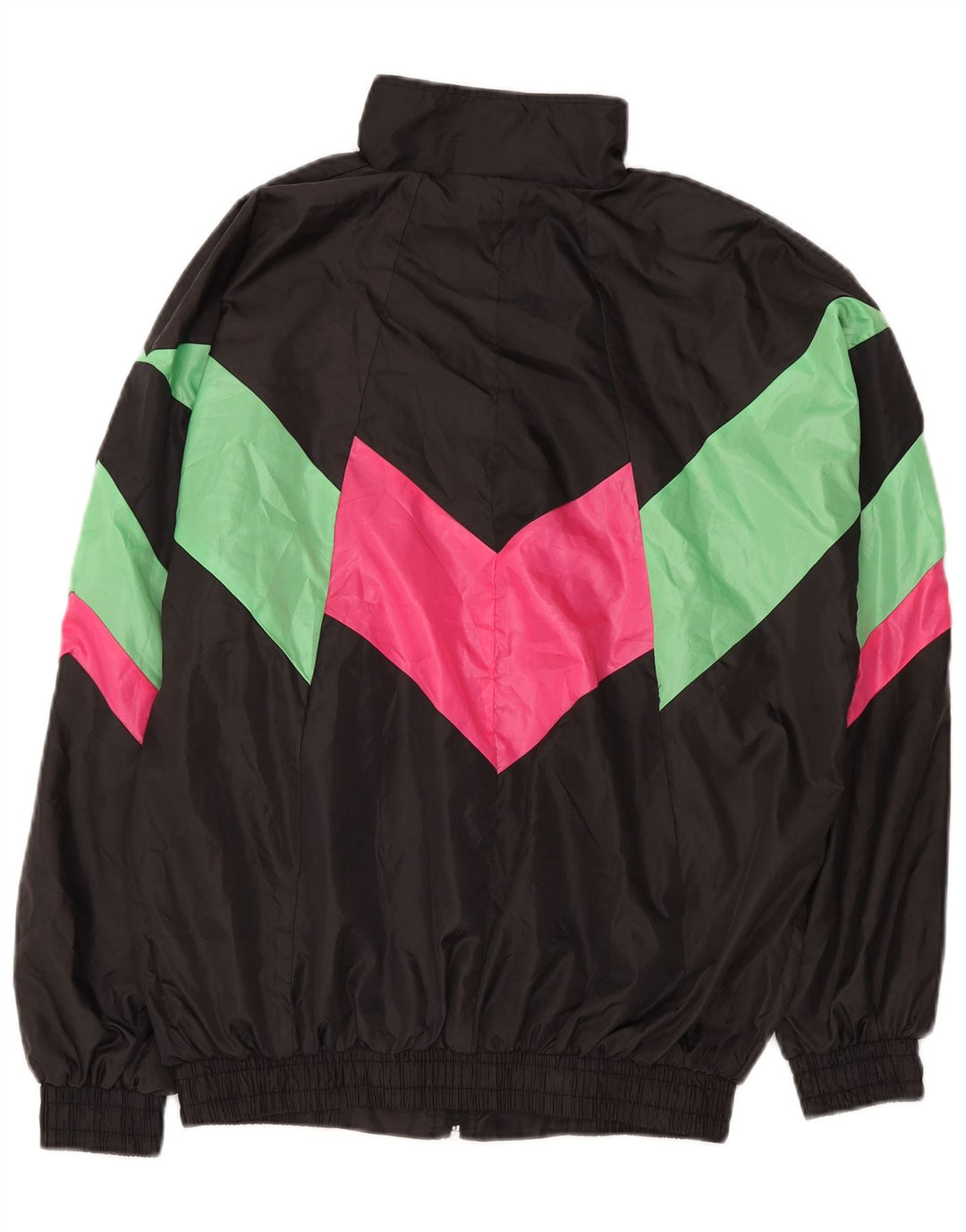 Poliéster preto de Colorblock do XL do revestimento superior do fato de treino dos homens do vintage