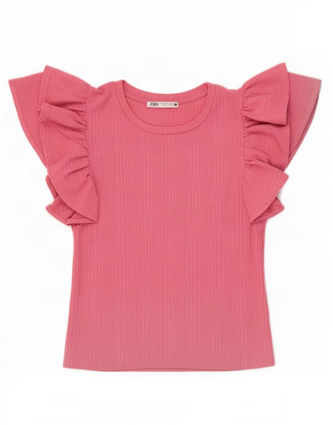 Zara Blusa Crop Feminina Top Reino Unido 8 Pequeno Rosa