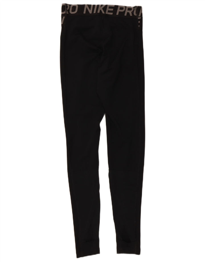 Leggings Nike Dri Fit Graphic UK 8 Pequeno Preto Colourblock Poliéster