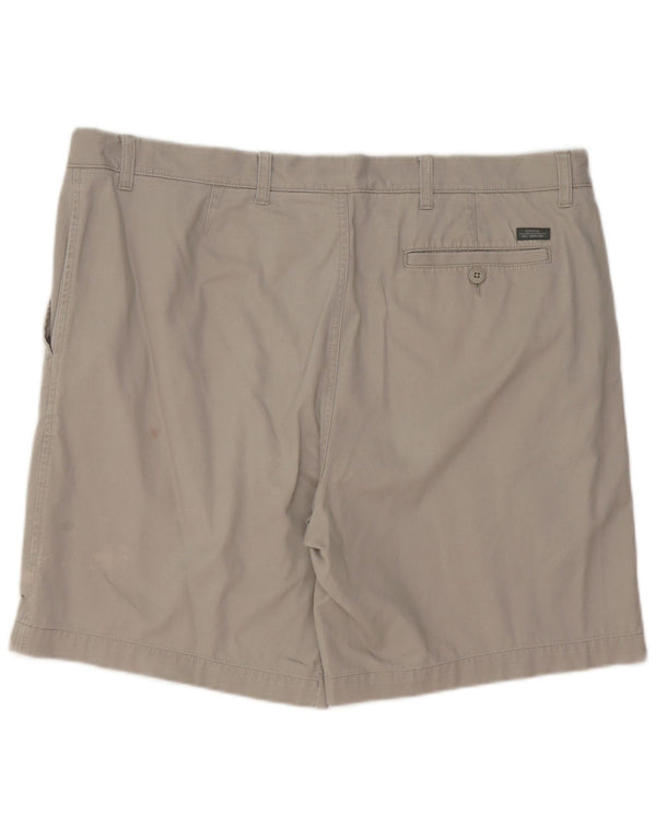 Shorts chino masculino Marks & Spencer W42 2XL algodão cinza