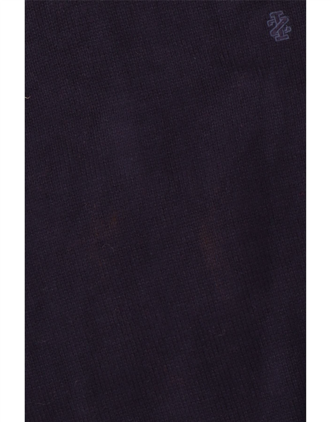 Suéter masculino IZOD com decote em V grande algodão azul marinho