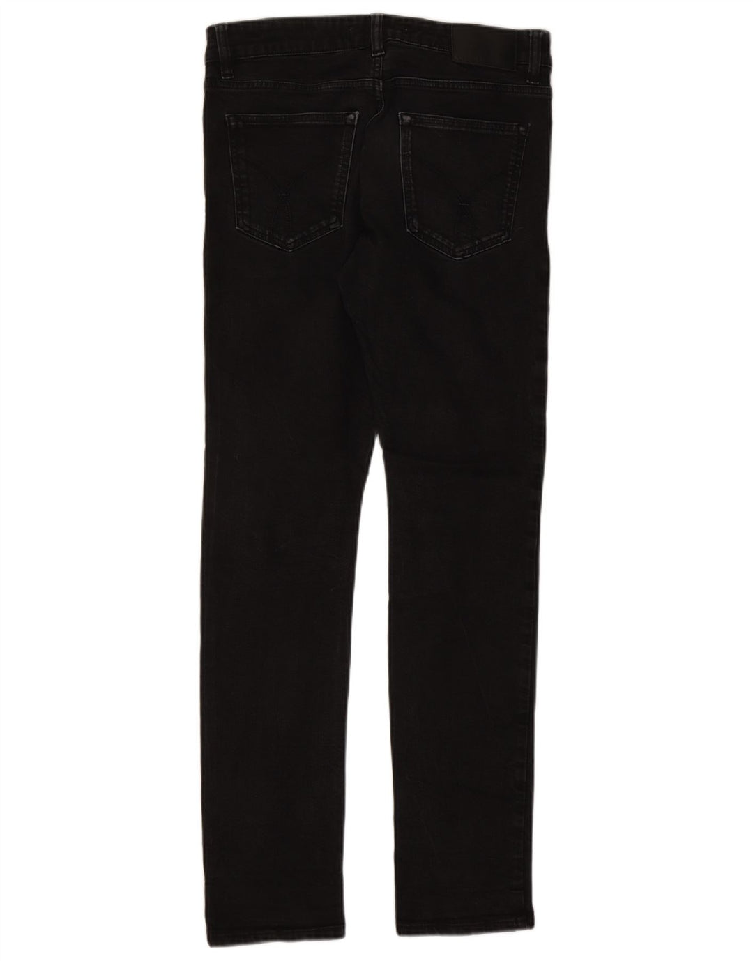 Calvin Klein Mens Jeans Slim W32 L32 Algodão Preto