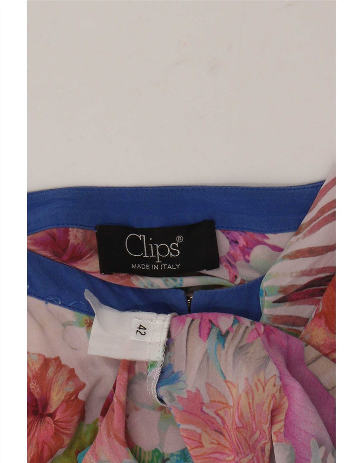 Blusa Feminina Praia Manga Longa Clips Top IT 42 Médio Multicolorido Floral