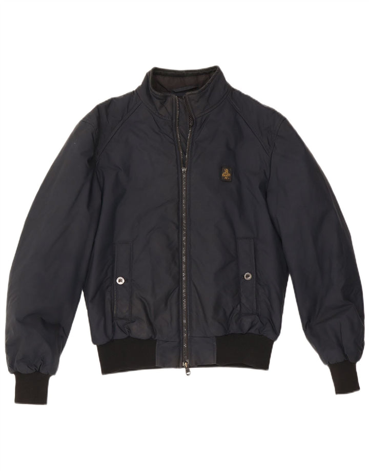 Jaqueta bomber masculina Refrigiwear UK 40 grande nylon azul marinho