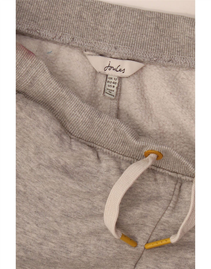 Calça de treino feminina Joules Joggers UK 12 cinza médio manchado