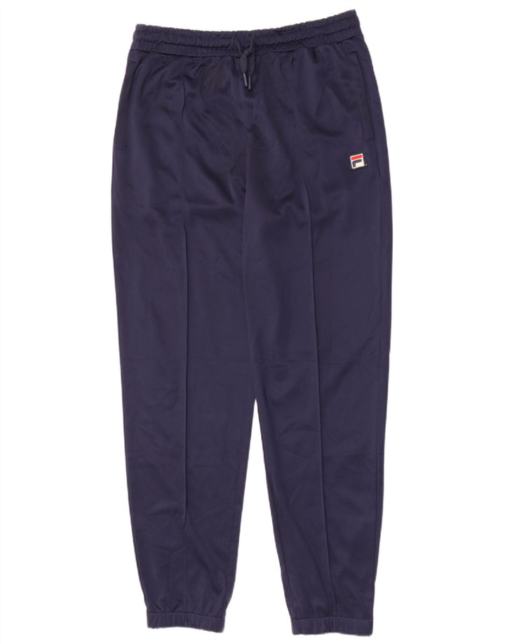 Calça de treino masculina Fila joggers poliéster azul marinho médio