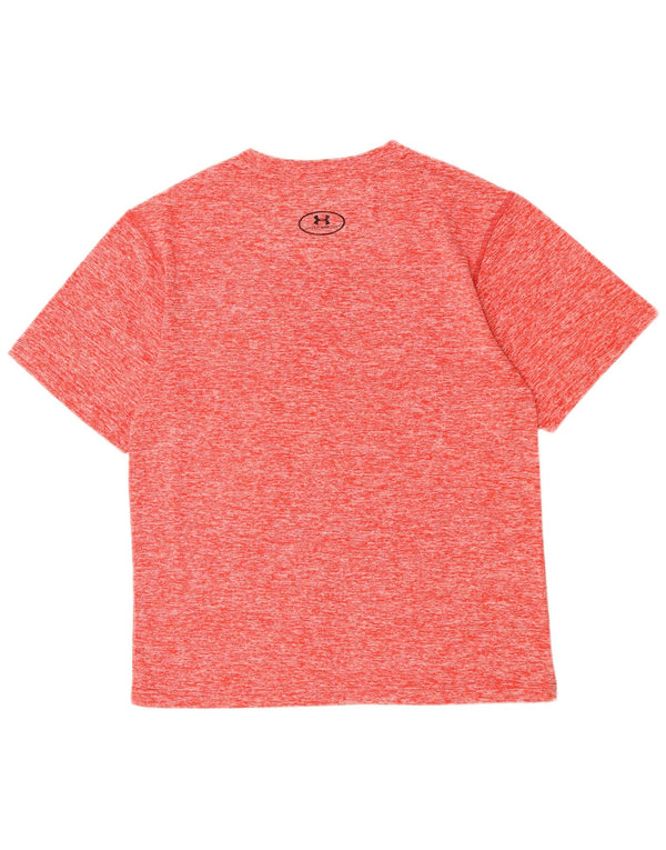 Camiseta masculina Under Armour Top médio vermelho manchado