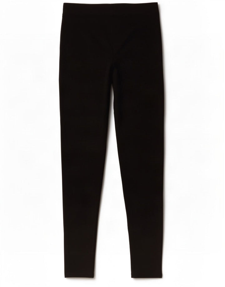 Leggings femininos Marks & Spencer Reino Unido 12 viscose preta média