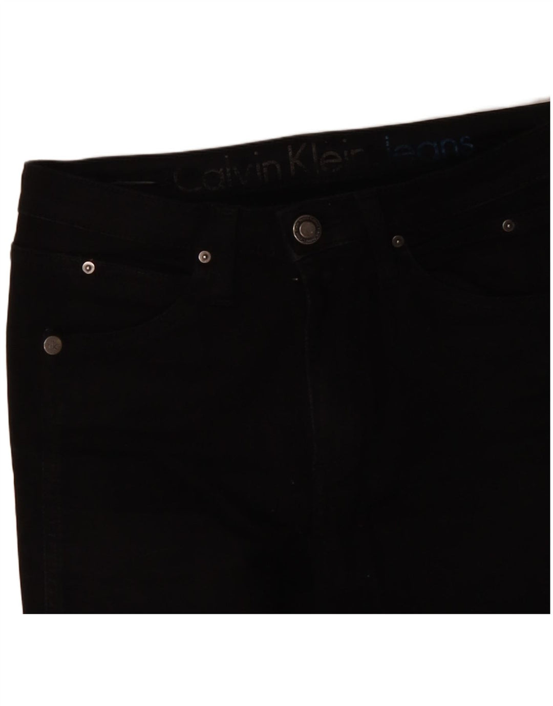 Calça jeans skinny feminina CALVIN KLEIN W26 L30 preta