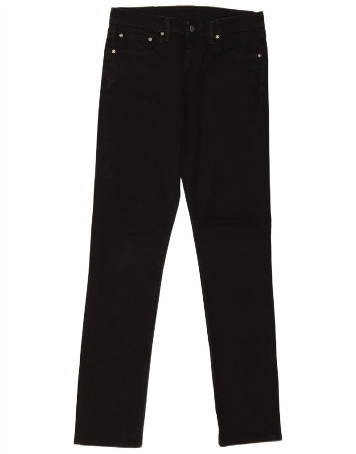 Levi's Masculino 511 Slim Jeans W32 L36 Algodão Preto