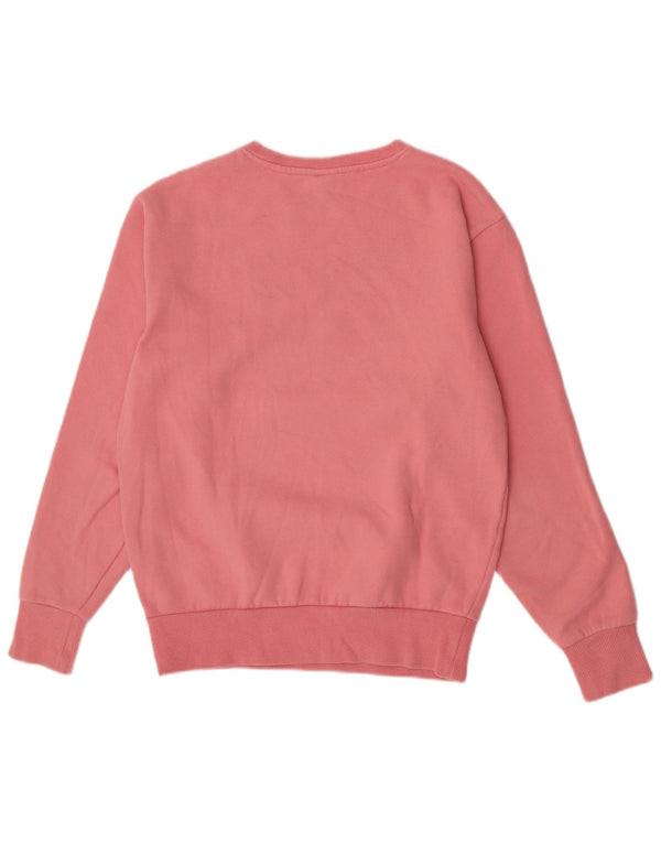 Suéter gráfico feminino Ellesse Reino Unido 10 pequeno algodão rosa