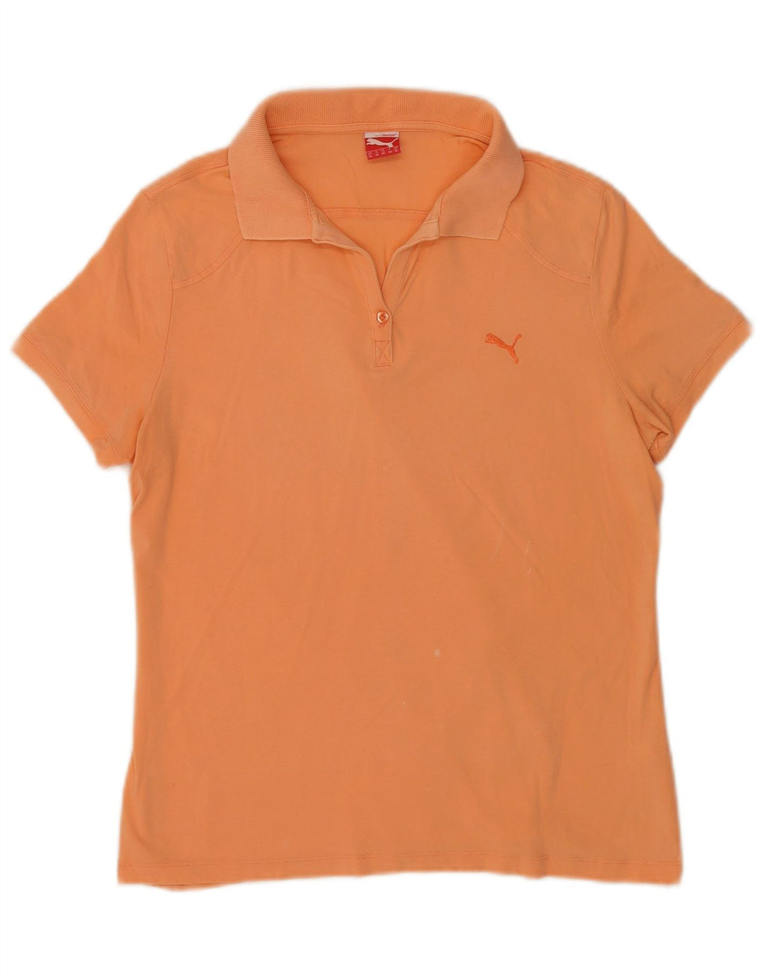 Camisa polo feminina Puma UK 16 grande laranja