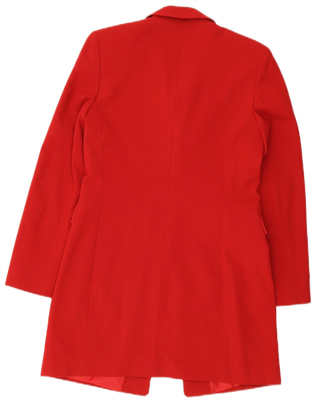 Jaqueta Marks & Spencer feminina St. Michael Longline Blazer Reino Unido 8 pequena vermelha