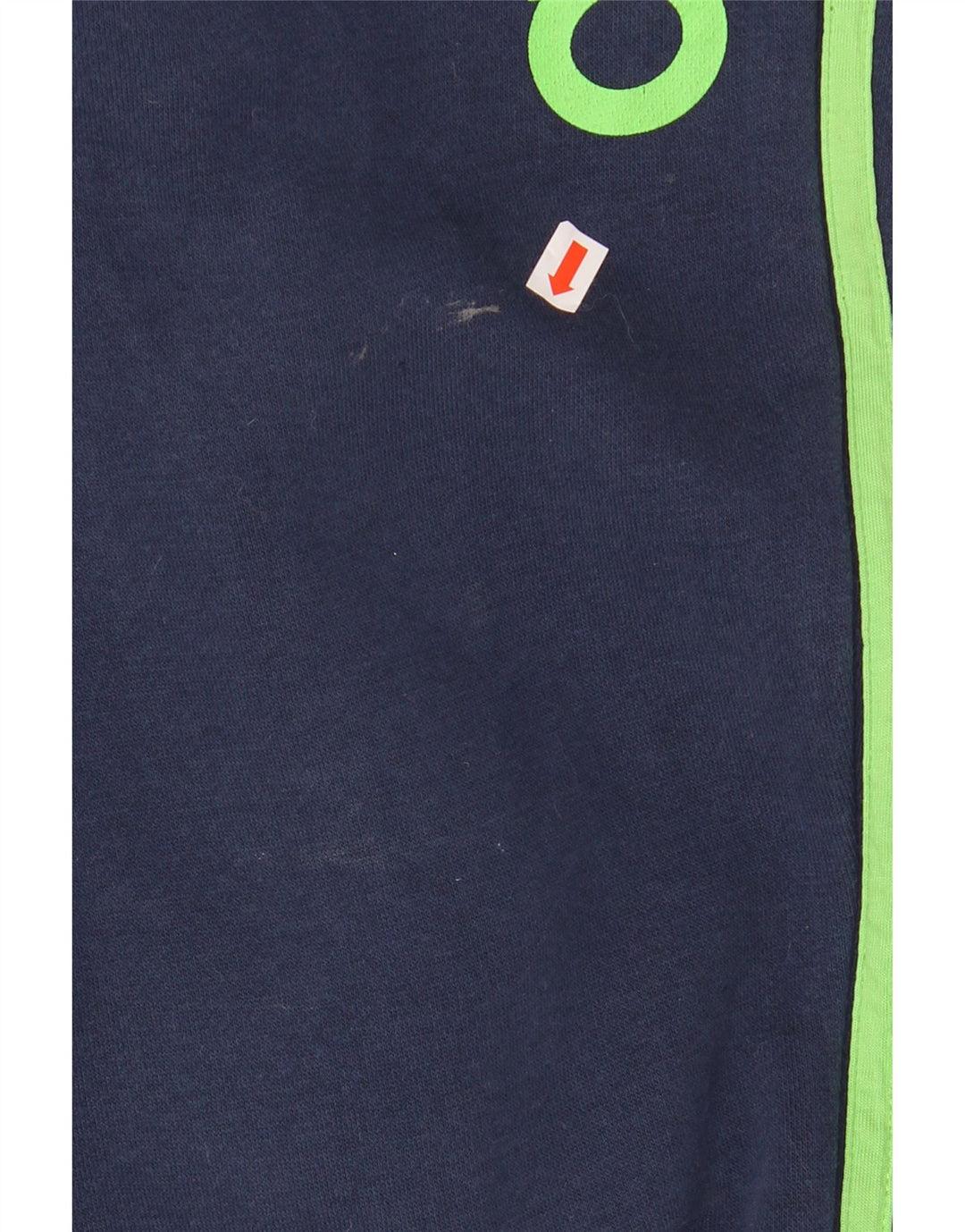 ADIDAS Mens Graphic Treino Calças Joggers Pequeno Algodão Azul Marinho