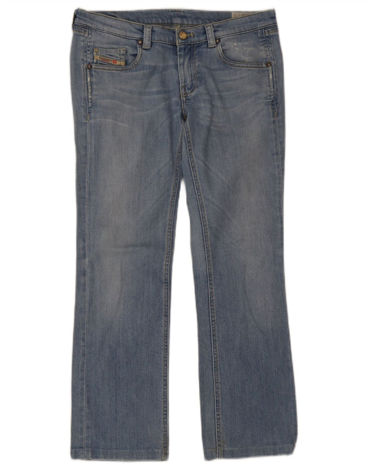 Diesel feminino Doozy Bootcut jeans W29 L26 azul algodão