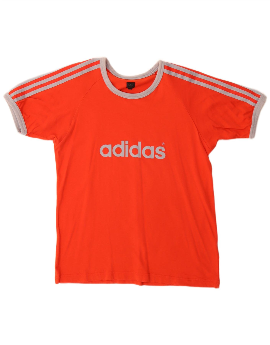 Adidas Mens Graphic T-Shirt Top Médio Algodão Vermelho