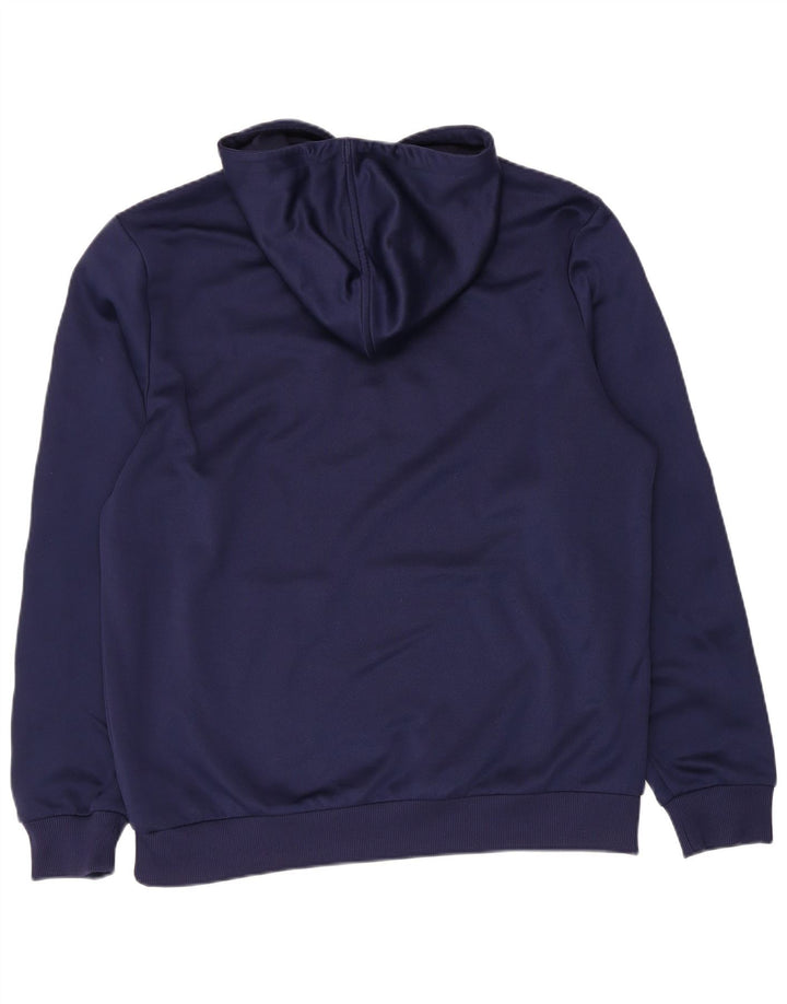 Suéter com capuz gráfico masculino Puma grande poliéster azul marinho
