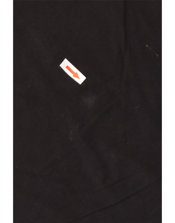 Guess Camiseta masculina grande de algodão preto