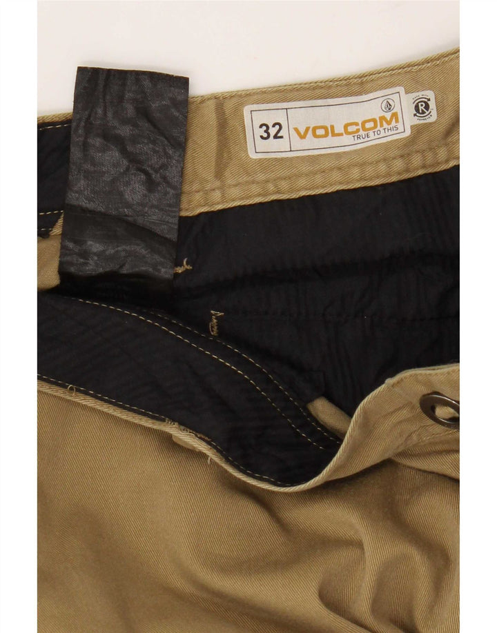 Calça Chino Masculina Volcom W32 L31 Algodão Marrom
