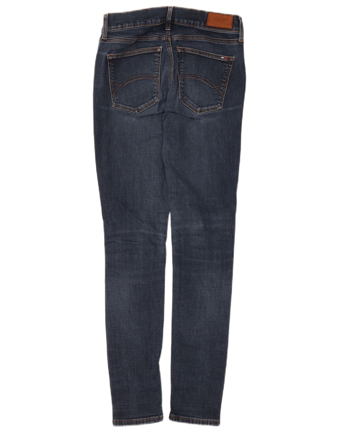 Jeans skinny de cintura média TOMMY HILFIGER W29 L32 algodão azul