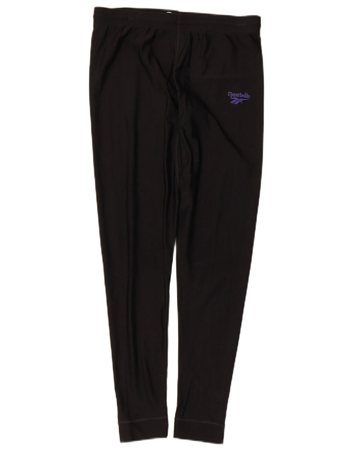 Leggings Reebok Mulher UK 14 Grande Nylon Preto
