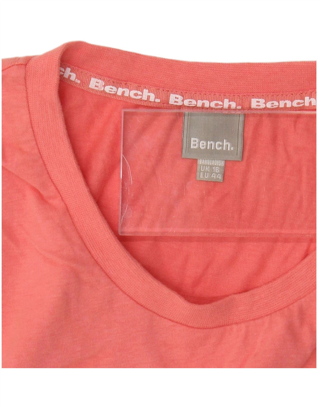 Camiseta feminina gráfica BENCH UK 16 grande rosa