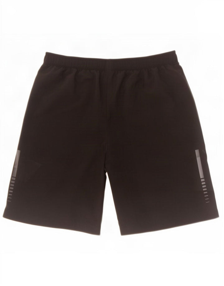 Shorts esportivos masculinos Asics médio preto poliéster