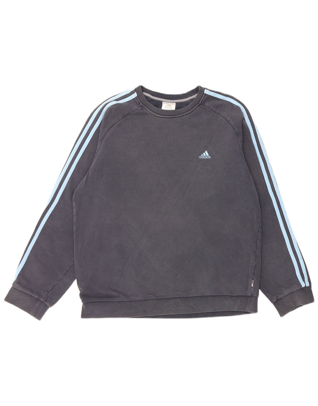 ADIDAS Mens Moletom Jumper Médio Preto
