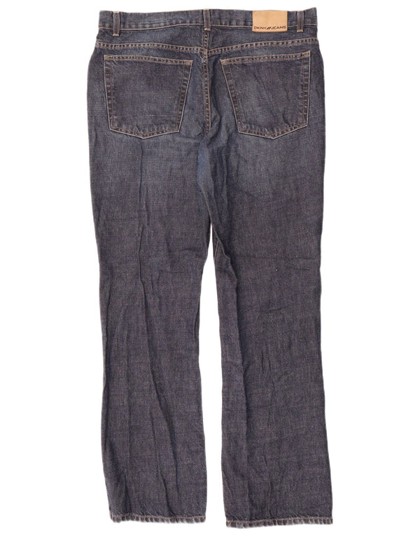 Calça jeans reta masculina Dkny W38 L31 algodão azul marinho