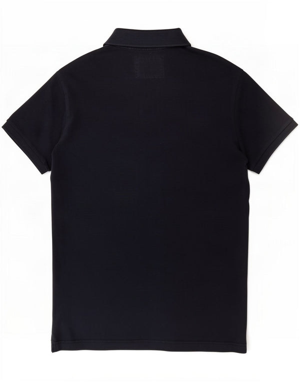 Camisa polo masculina Hollister XS azul marinho algodão