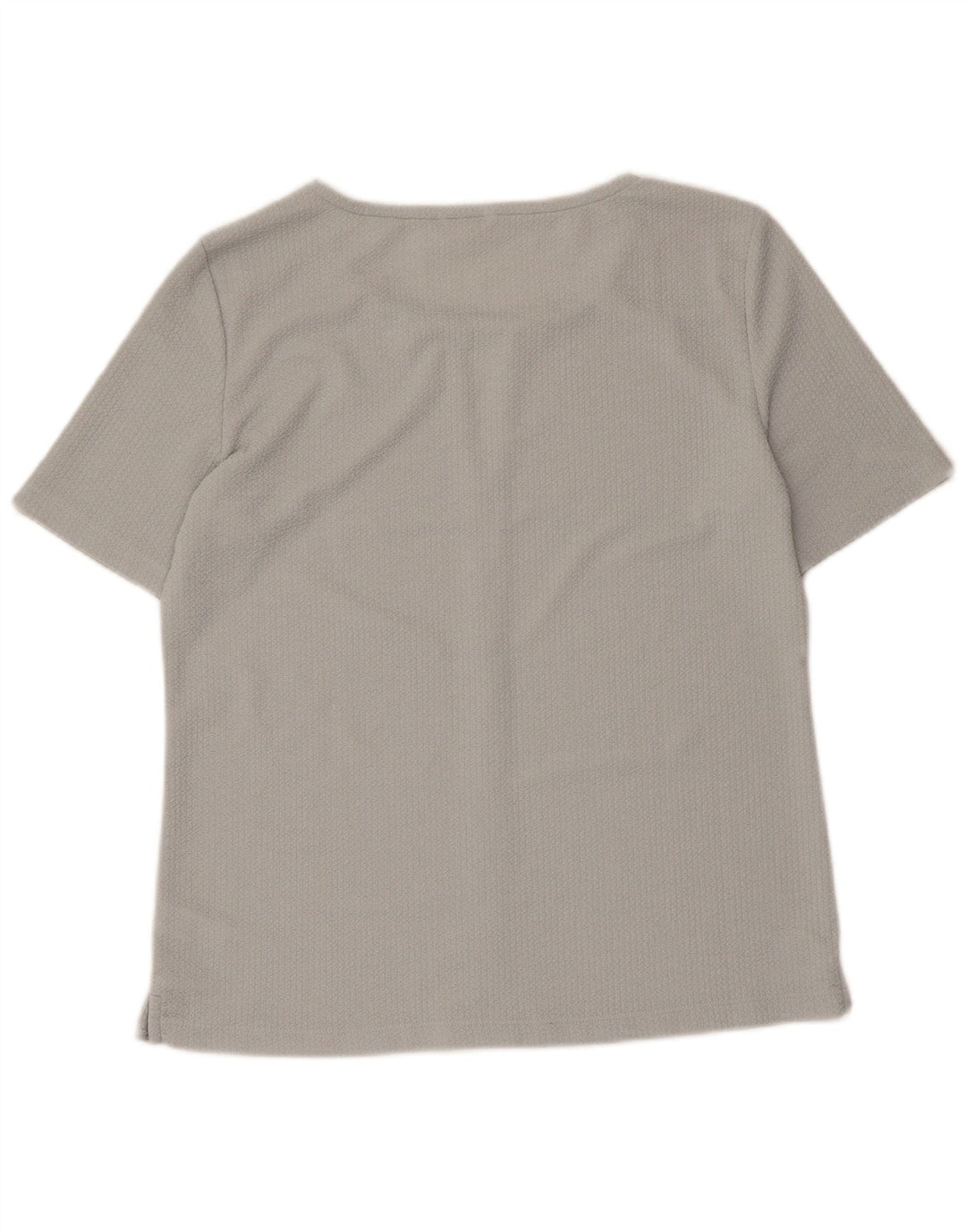 Blusa feminina CALVIN KLEIN UK 14 poliéster cinza médio