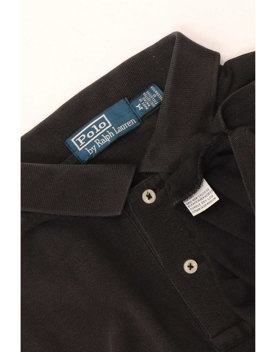 Polo Ralph Lauren Camiseta masculina gráfica média de algodão preto