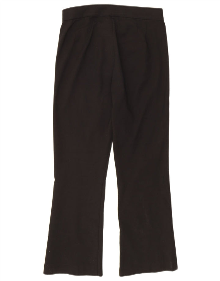 Zara Calça feminina casual bootcut médio W28 L26 preta