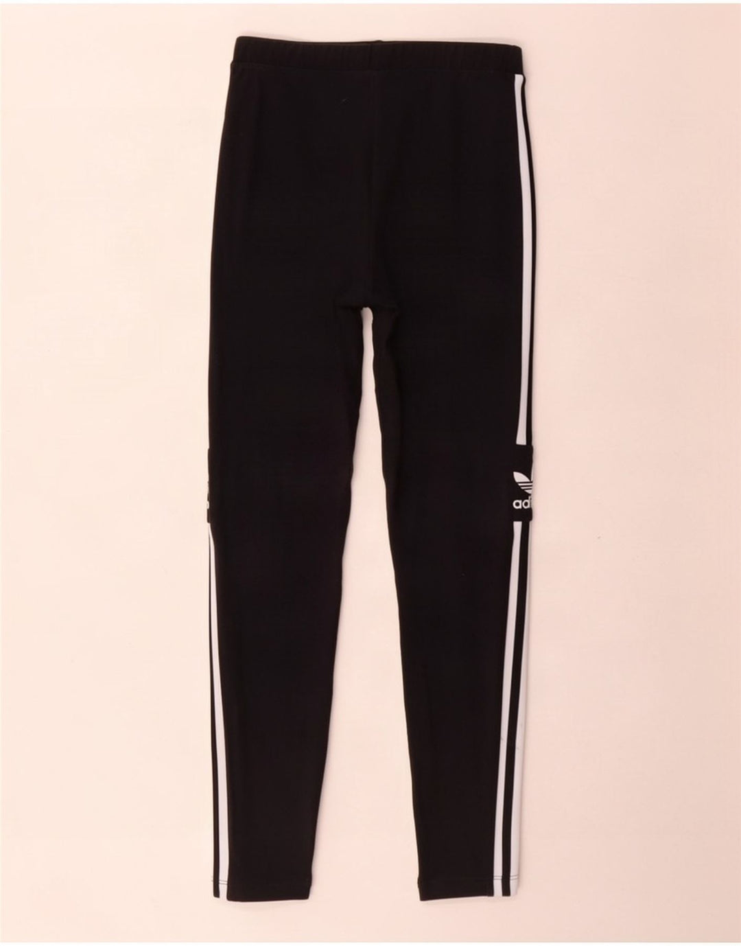 Leggings Adidas Femininas Gráficas UK 12 Médio Algodão Preto