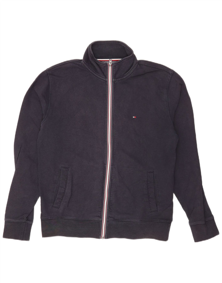 Tommy Hilfiger Jaqueta masculina de agasalho XL azul marinho algodão