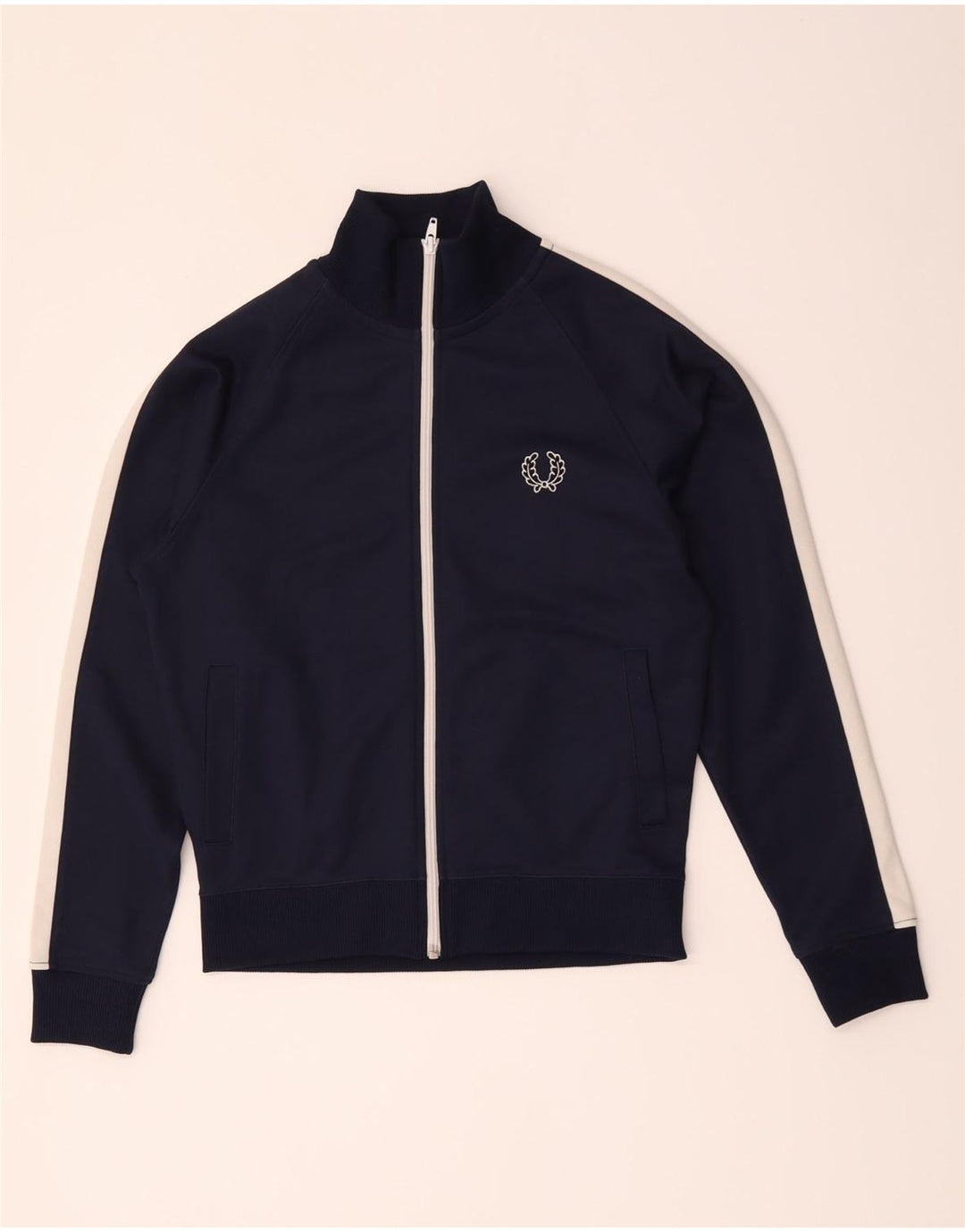 Jaqueta de treino Fred Perry Boys 11-12 anos médio azul marinho
