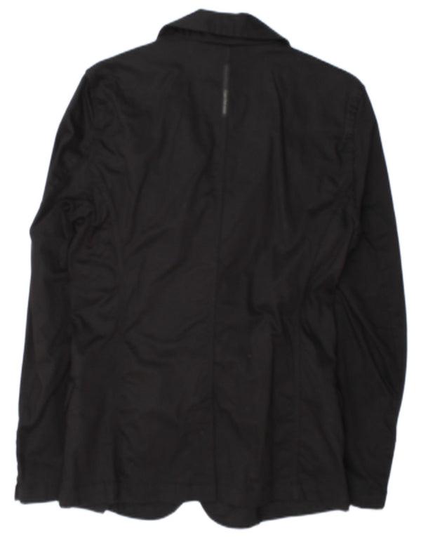 Calvin Klein Jeans Masculino Jaqueta Blazer de 2 Botões Reino Unido 38 Algodão Preto Médio