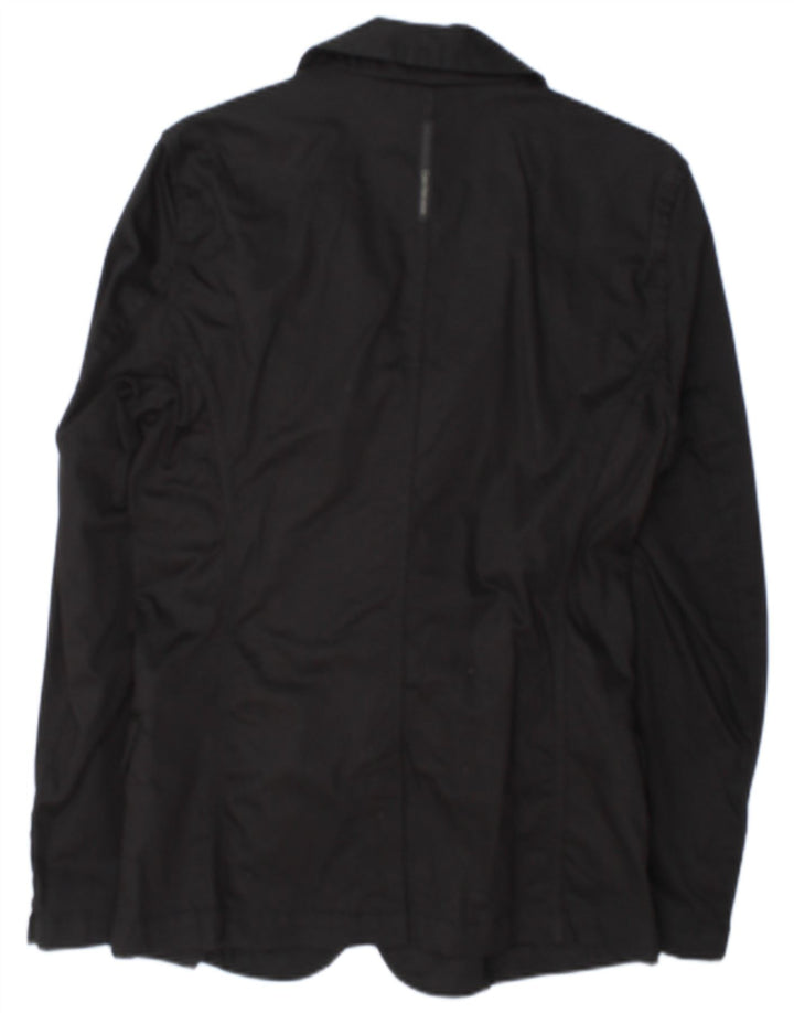 Calvin Klein Jeans Masculino Jaqueta Blazer de 2 Botões Reino Unido 38 Algodão Preto Médio