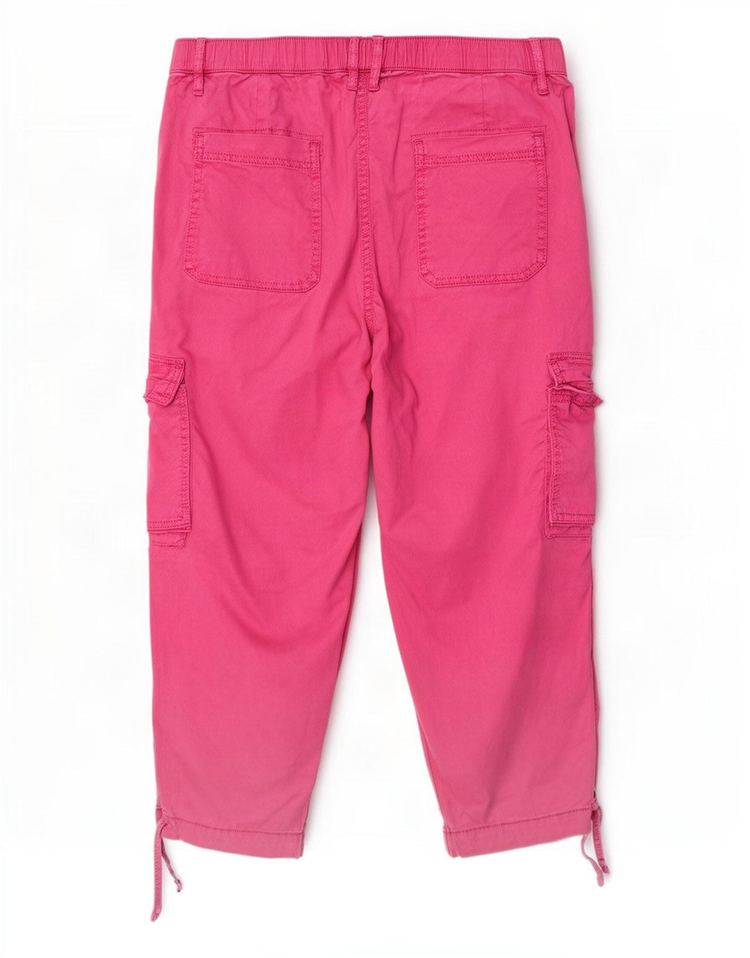 Calça Cargo Capri Feminina Marks & Spencer Reino Unido 12 Médio W30 L22 Rosa