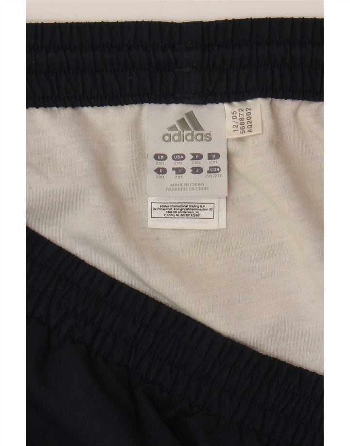 Shorts esportivos masculinos Adidas 2XL poliéster azul marinho