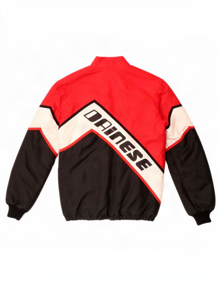 Jaqueta masculina Dainese Graphic Racer IT 42 XS vermelho Colourblock poliamida