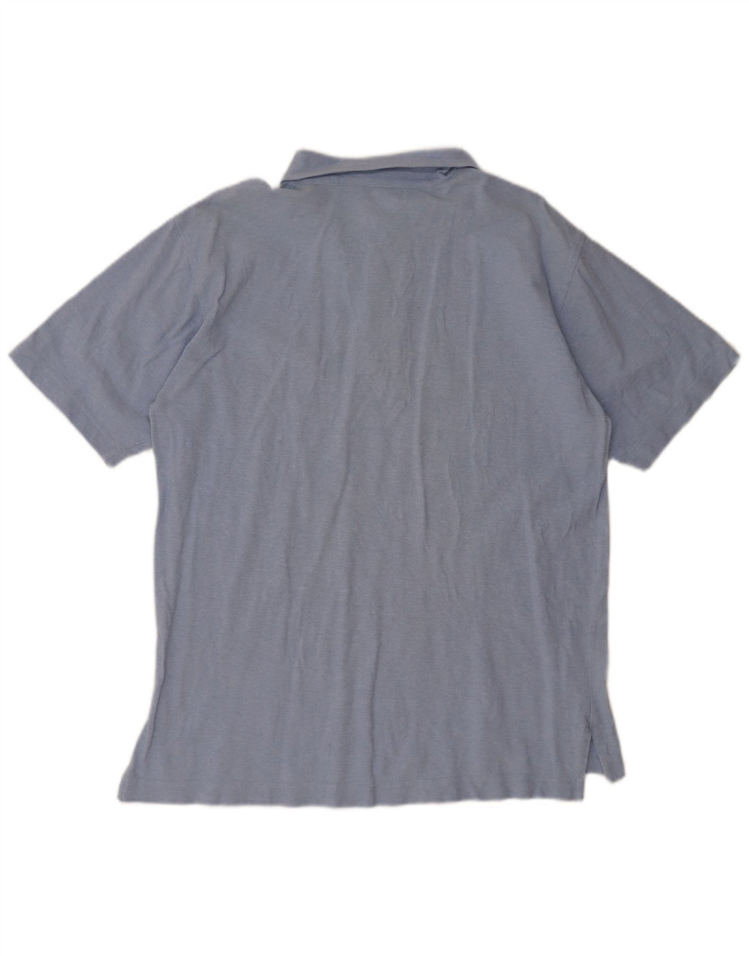 Camisa polo masculina Henry Cottons grande algodão azul
