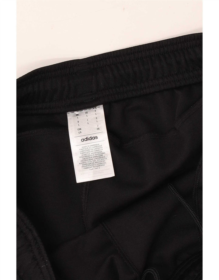 Adidas Mens Treino Calças Joggers Grande Poliéster Preto