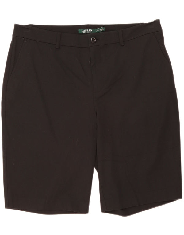 Ralph Lauren Mens Chino Shorts EUA 14 XL W38 Algodão Preto
