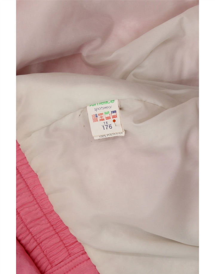 Jaqueta bomber feminina San Felice 15-16 anos poliamida colorblock rosa