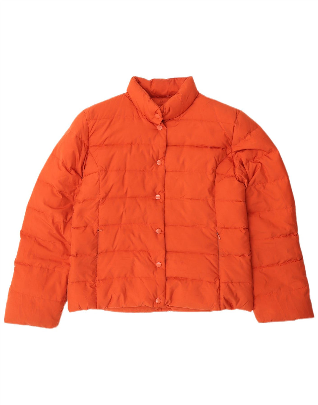 Jaqueta acolchoada feminina vintage UK 14 vermelho médio