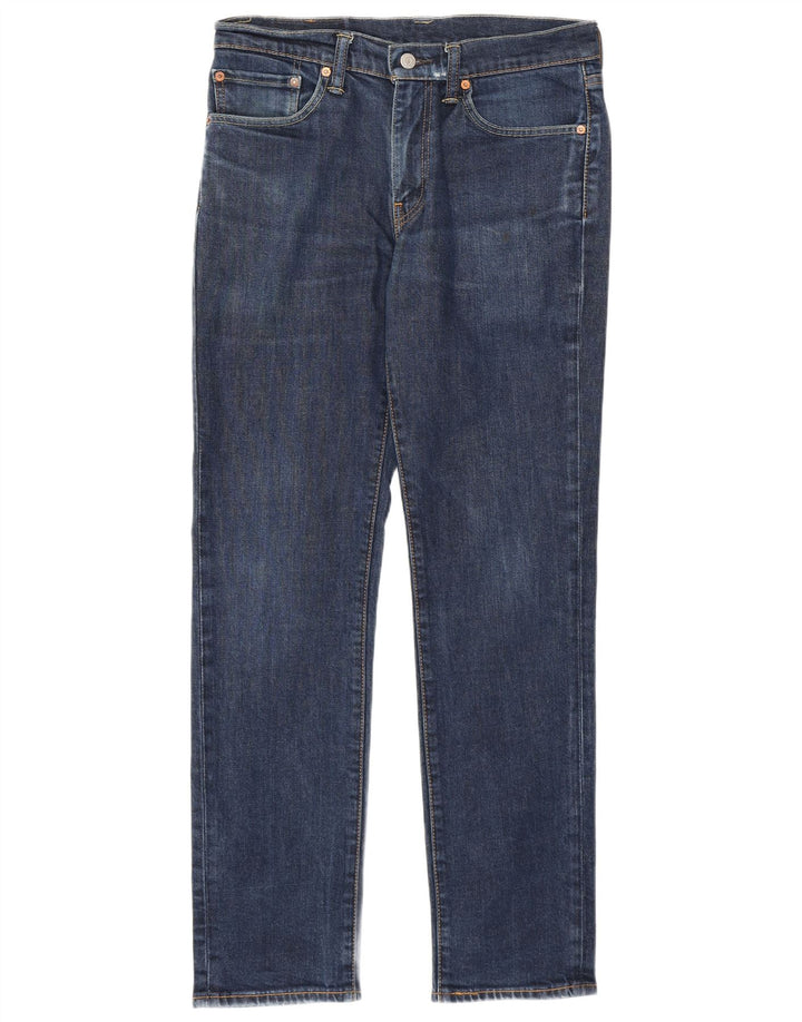 Levi's Masculino 511 Slim Jeans W32 L32 Azul Marinho Algodão