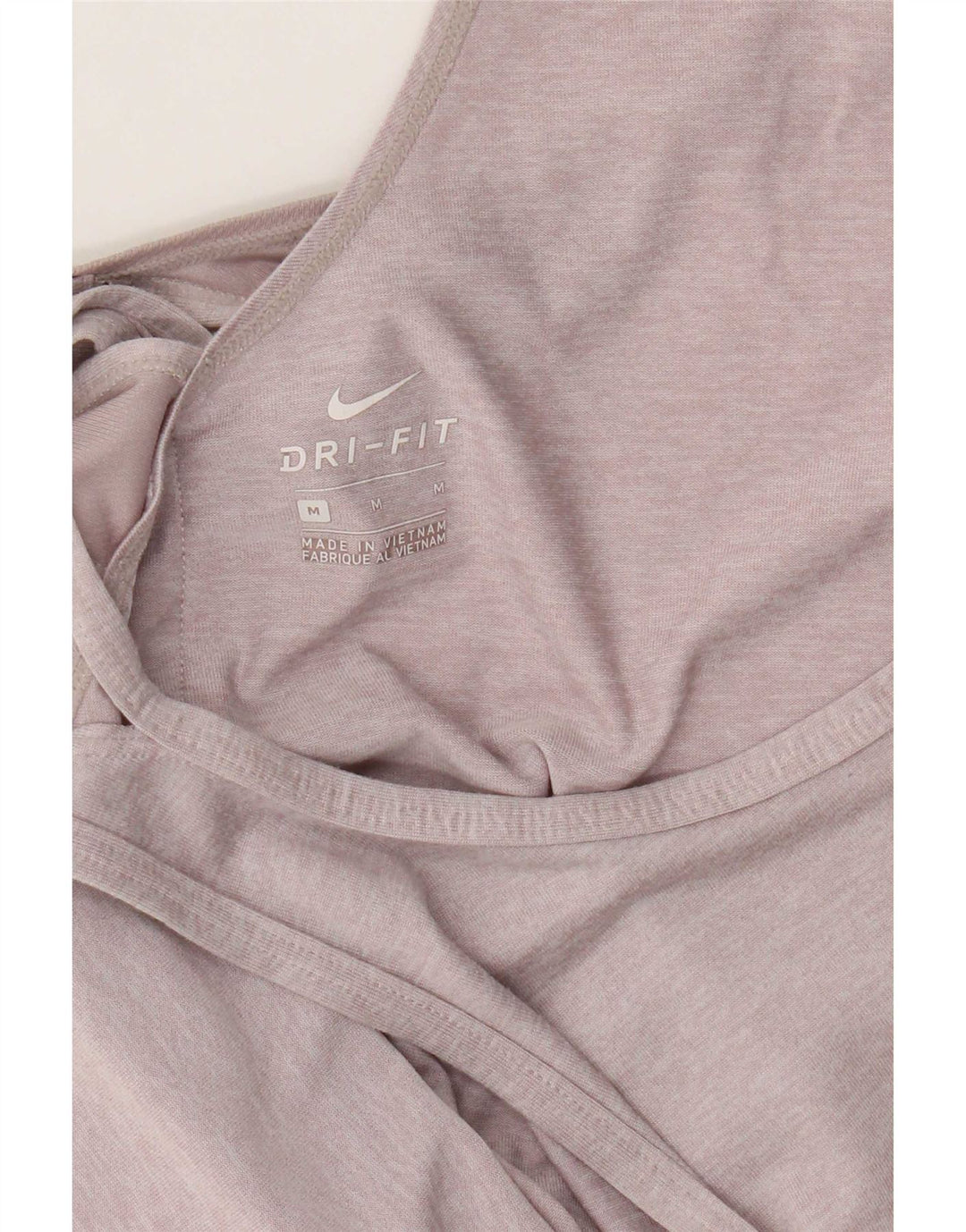 Nike Womens Dri Fit Vest Top UK 12 Médio Rosa